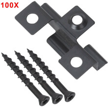 100pcs Hidden Fastening Fastener Fixing Clip Compatible Wall Hanging