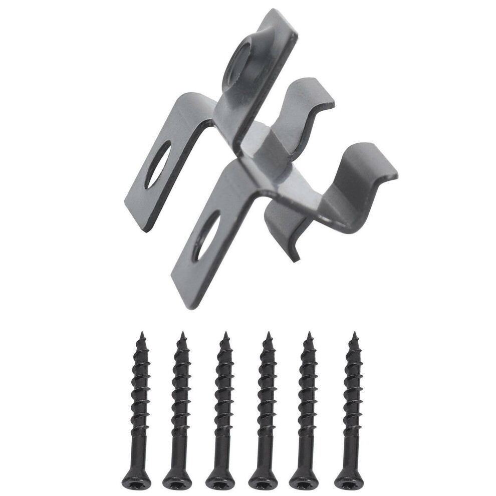 100pcs Hidden Fastening Fastener Fixing Clip Compatible Wall Hanging