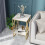 (Gold ) 2 Tiers Coffee Table Living Room Sofa Side Table 1