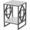 (Black) 2 Tiers Coffee Table Living Room Sofa Side Table 8