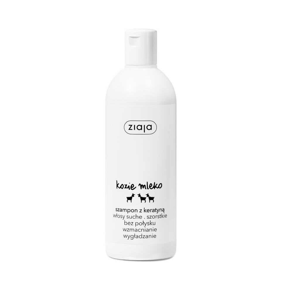 Ziaja Kozie Mleko Shampoo With Goats Milk & Keratin - 400Ml