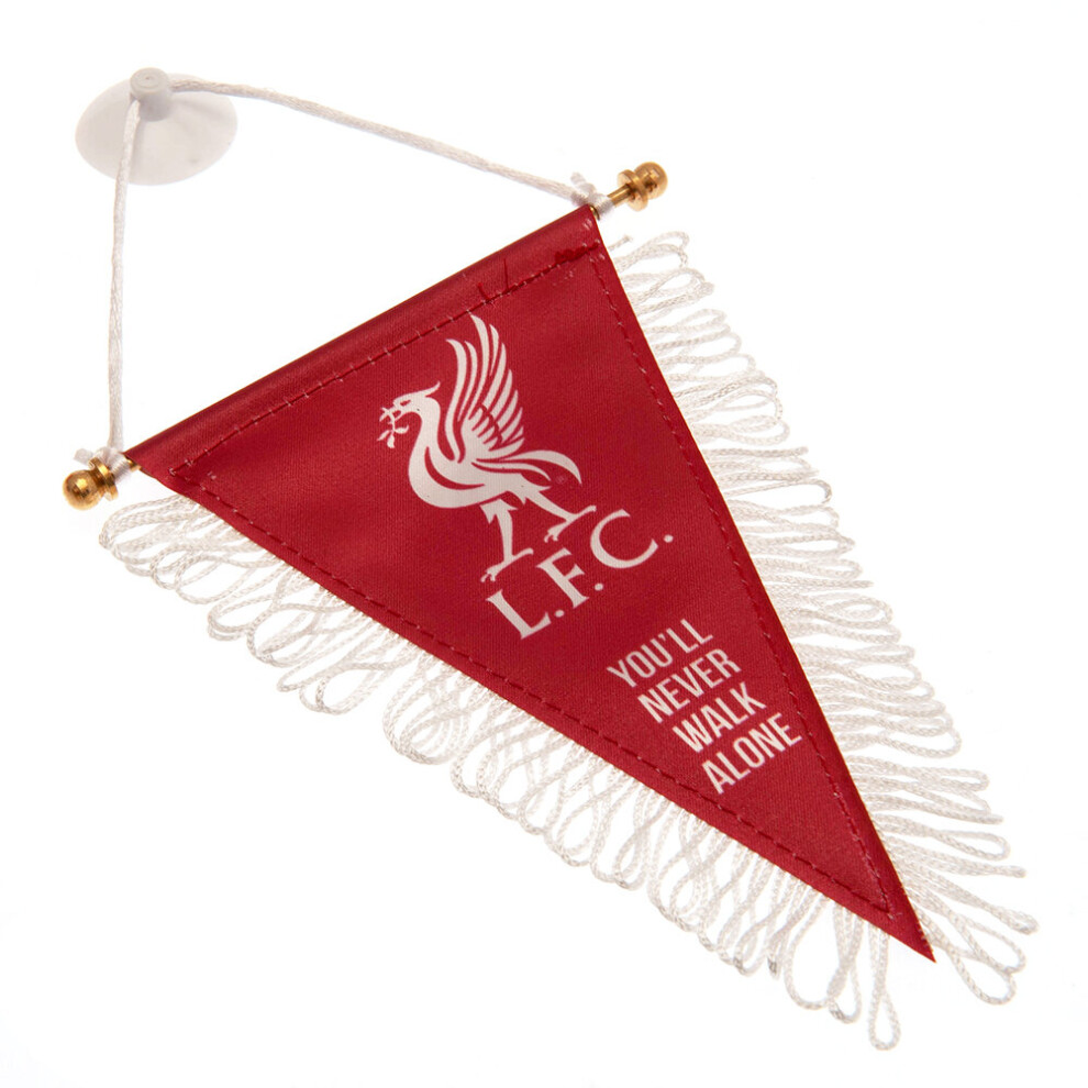Liverpool Fc Triangular Mini Pennant Red