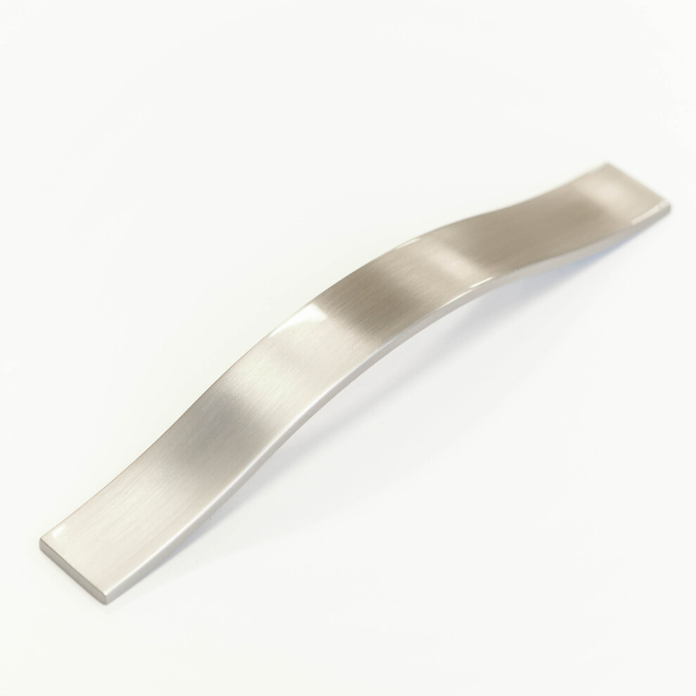 160Mm Brushed Nickel Kitchen Cabinet Strap Handle 5060796700831