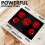 Dellonda 77cm Ceramic Hob with 5 Cooking Zones, Slider Touch Control, Timer Setting, 8200W - DH175 6