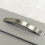 160mm Curved Grey Brushed Nickel Strap Kitchen Cabinet Handle 9