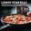 Dellonda 77cm Induction Hob, 4 Cooking Zones, Boost Function, 9 Settings, Slider Touch Control, 7200W - DH179 3