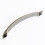 160mm Curved Grey Brushed Nickel Strap Kitchen Cabinet Handle 3