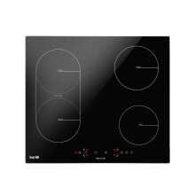 60cm Bridge Zone Induction Hob, 4 Zones, Boost Function, 9 Power Settings, 2800W - DH178