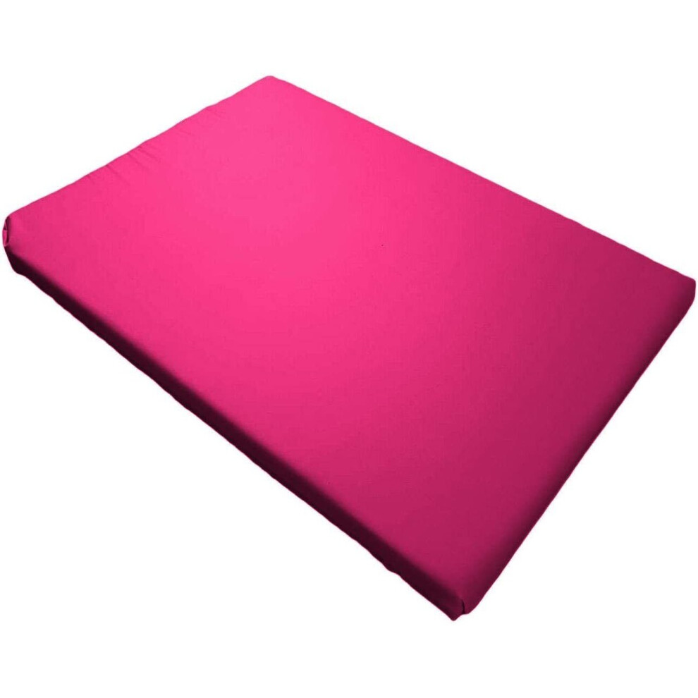 (Small, Pink) Waterproof Mattress For Dogs Cage Crate Mat Pet Dog Cat Bed Pad Washable Cover