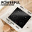 Dellonda 60cm 4 Zone Induction Hob, Boost Function, 9 Power Levels, Touch Control, Timer, 6800W - DH176 7
