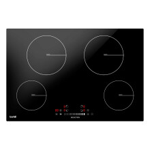 77cm Induction Hob, 4 Cooking Zones, Boost Function, 9 Settings, Slider Touch Control, 7200W - DH179