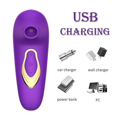 Women 5 Suction Modes Nipple Sucking Vibrator Clitoris Stimulator 2