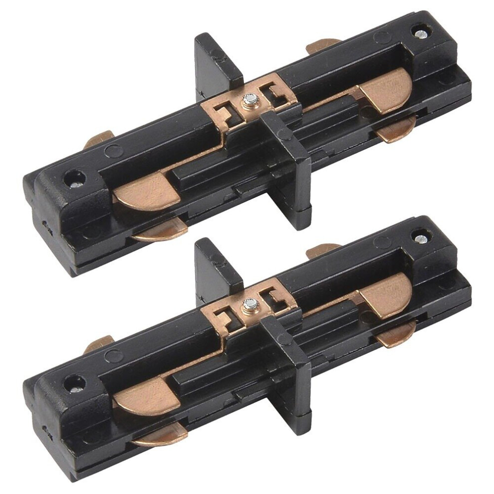 Litecraft Track Butt Connector For Mains Single Circuit Fitting 2 Pack 5020024279751