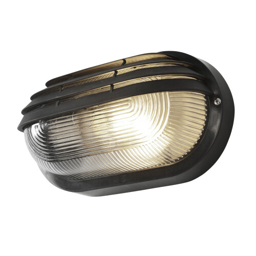 Litecraft Anders Eyelid Outdoor Black Wall Light