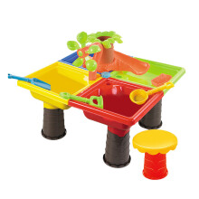 (A) Sand Water Table Outdoor Garden Sandbox Set Play Sand Table Toddler Kids Outdoor Play Summer Beach Toys Children's Gifts