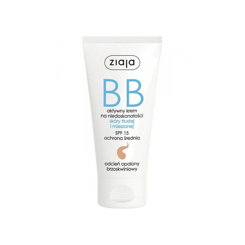 Ziaja Bb Active Cream For Imperfections Mixed Skin Tanned Shade - 50Ml