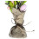 TRIXES Jute Bag Artificial Tree With Pastel Coloured Easter Eggs 3
