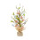 TRIXES Jute Bag Artificial Tree With Pastel Coloured Easter Eggs 1