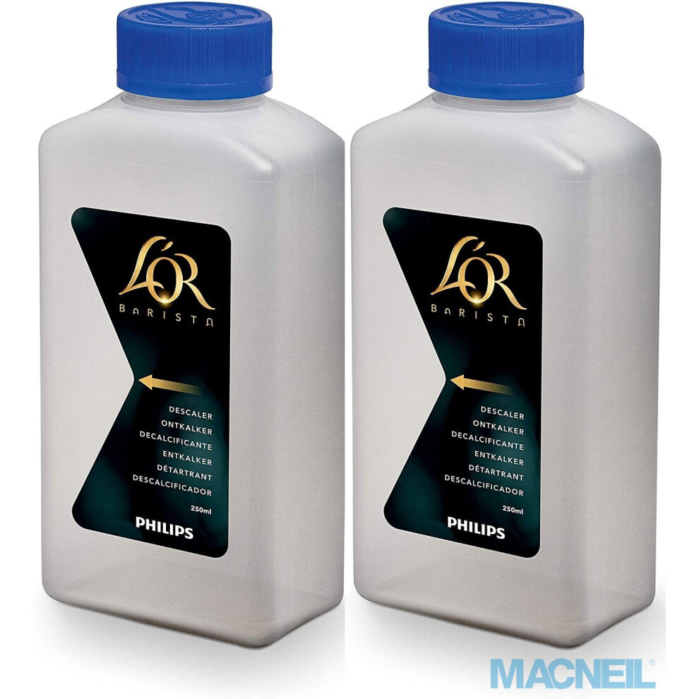 Philips L'OR Barista Liquid Descaler - 2 x 250ml bottles (2 pack)