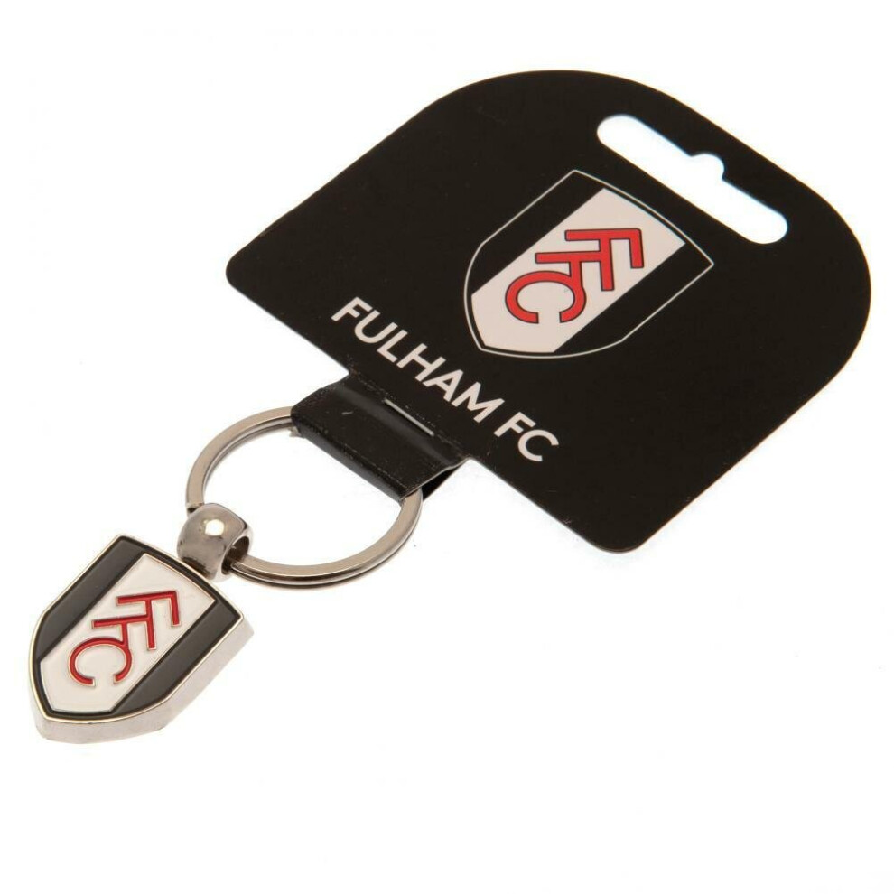 Fulham FC Metal Crest Keyring