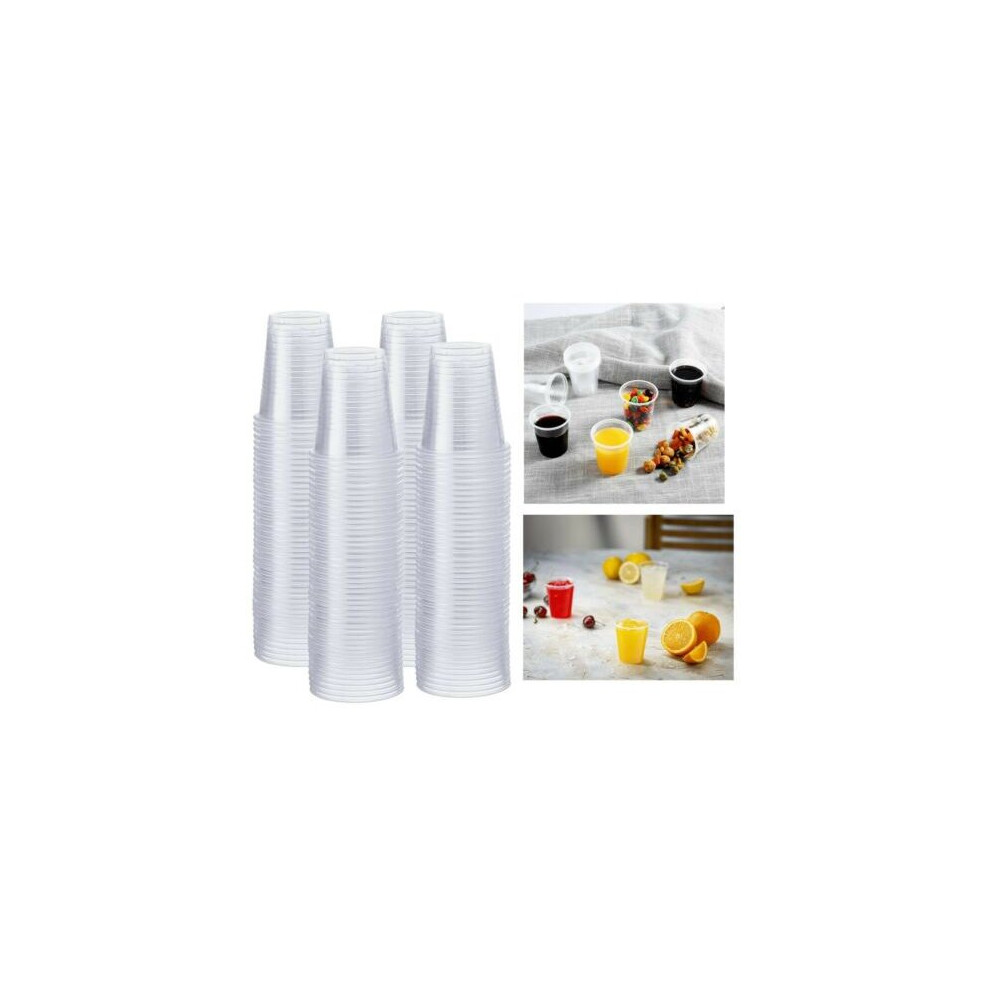 Hot Bargains (Clear Plastic Cup, 2000) 7Oz Disposable Strong Plastic Cup Blue