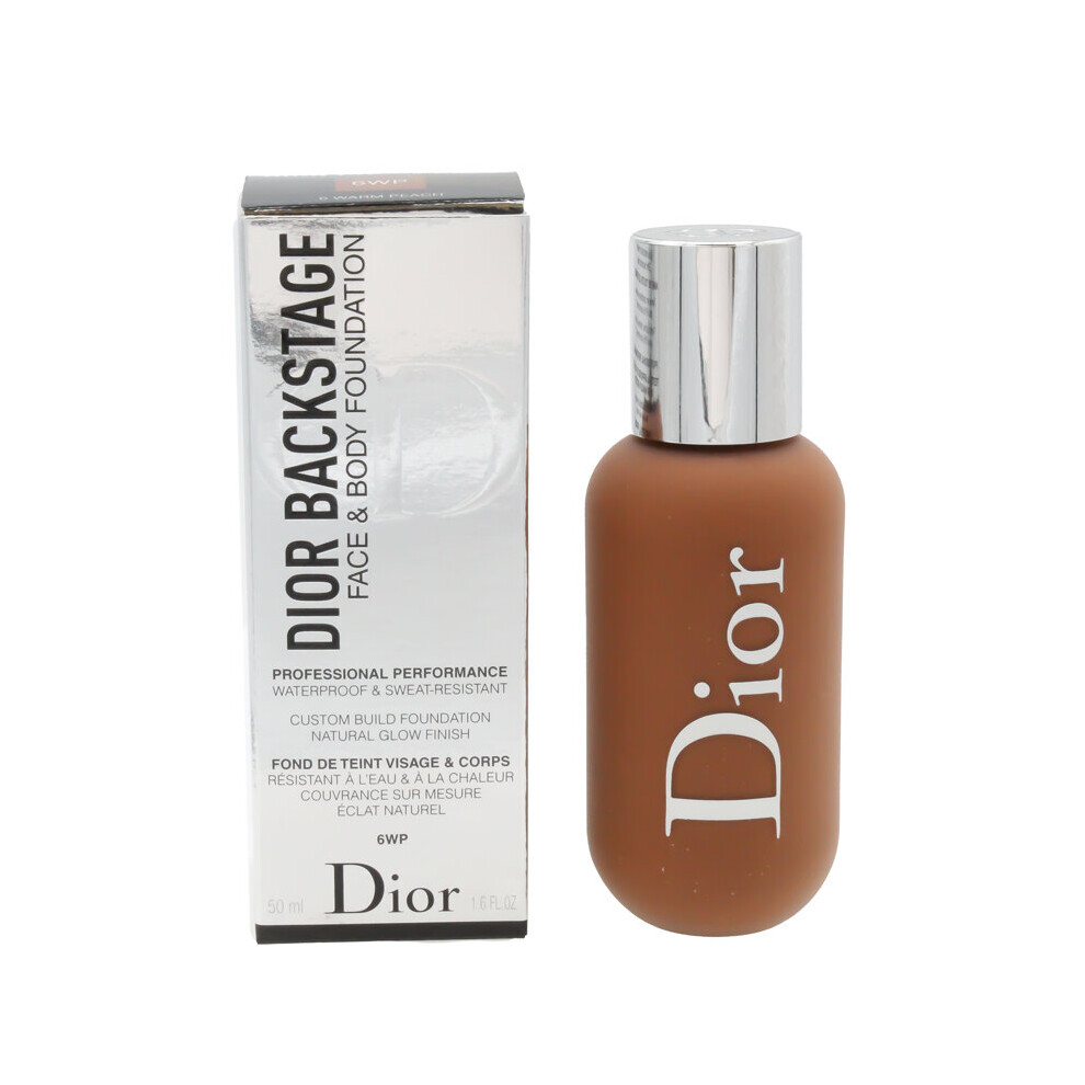 Dior Backstage Face & Body Foundation 6 Warm Peach 50ml