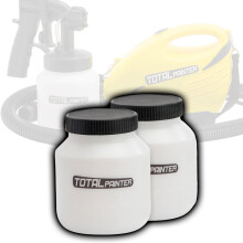 (2 Extra Containers) Paint Sprayer Professional Total Painter, Spray Paint Gun for All Surfaces, 900W, Lightweight, 3600rpm, Indoor and Outdoor - 800ml Capacity