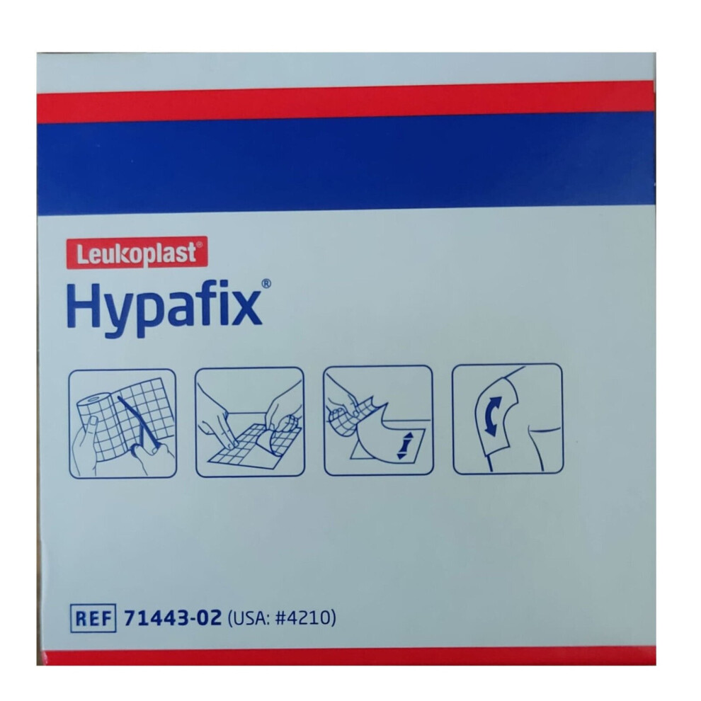 Hypafix Self Adhesive Dressing Retention Tape 10Cm X 10M - 2 Rolls
