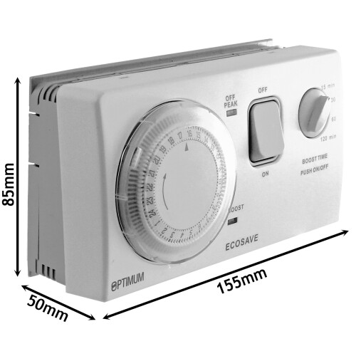 Optimum Economy 7 Timer Water Immersion Storage Heater Time Switch Boost 2