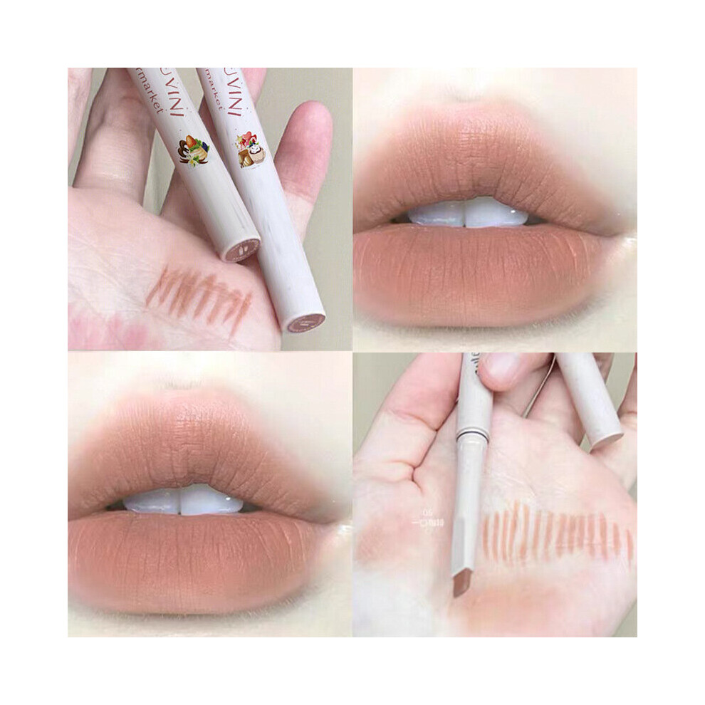 Red (A Sip Of Coffee) Lip Liner Outline Lip Shaping Lipstick Pen