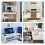 Computer Desktop Monitor Stand Laptop TV Display Screen Riser Shelf White 8