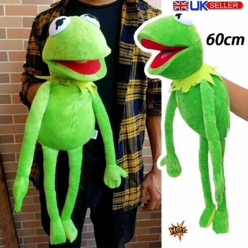 60CM Kermit the Frog Hand Puppet Soft Plush Stuffed Doll Toy