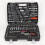 Professional 216PCS Ratchet Spanner Socket Set 1/2" 1/4" 3/8" Tool Kit 5