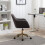 (Dark Grey) Adjustable Height Swivel Home Office Chair 3