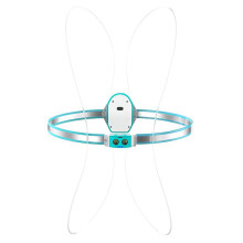 (Sky Blue) Night Running Light Led Reflective Vest With Elastic Belt For Running Cycling