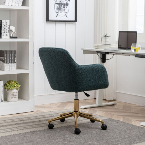 (Green) Adjustable Height Swivel Home Office Chair 2