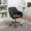 (Dark Grey) Adjustable Height Swivel Home Office Chair 1