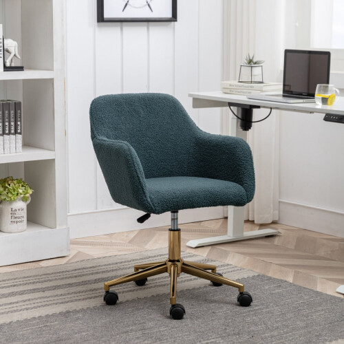 (Green) Adjustable Height Swivel Home Office Chair
