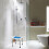 Costway Adjustable Lightweight Shower Bench Shower Stool Bathtub Stool Seat 2