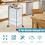 Costway Multipurpose Mobile Rolling Utility Storage Drawer Organizers Cart 5
