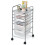 Costway Multipurpose Mobile Rolling Utility Storage Drawer Organizers Cart 1