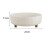 Living And Home (Pearl White) Rotating Round Spice Storage Rack Tray Turntable Kitchen Organizer 2