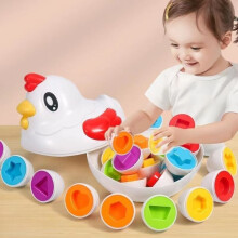Chicken shell matching eggs puzzle puzzle puzzle toy children's dinosaur eggs twister eggs Easter eggs