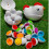Chicken shell matching eggs puzzle puzzle puzzle toy children's dinosaur eggs twister eggs Easter eggs 9