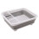 Living And Home Plastic Collapsible Dish Rack Drainer Kitchen Storage 1