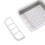 Living And Home Plastic Collapsible Dish Rack Drainer Kitchen Storage 9