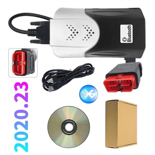 DS150e Bluetooth Diagnosewerkzeug 2017R3 - OBD-II Auto-Scan, ECU-Codierung, Service-Reset, 4000+ Modelle, PC-kompatibel, Inklusive Update