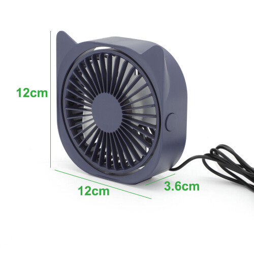 Portable Travel Fan Rechargeable USB Clip On Mini Desk Fan Pram Cot Car