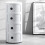Living And Home (White) Cylindrical Multi-Tiered Plastic Storage Drawer Unit 1