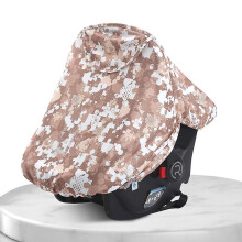 (Khaki) Infant Car Seat Weather Shield Universal Children Car Seat Rain Cover For Outdoor